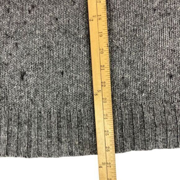 Aeropostale Sweater Men XL Gray Chunky Knit Crew Neck Fair Isle Bohemian Holiday - Picture 12 of 16